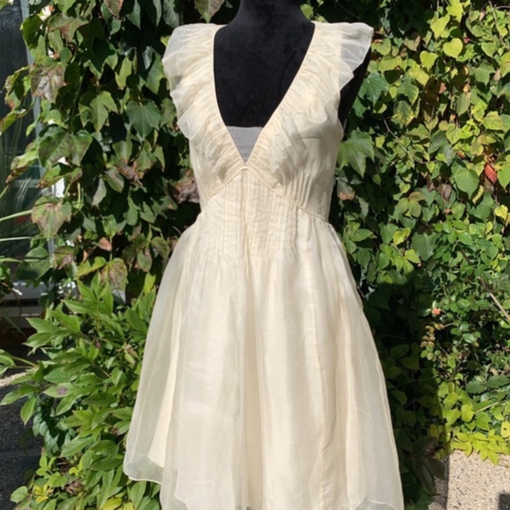 REBECCA TAYLOR Layered Silk Dress, 6